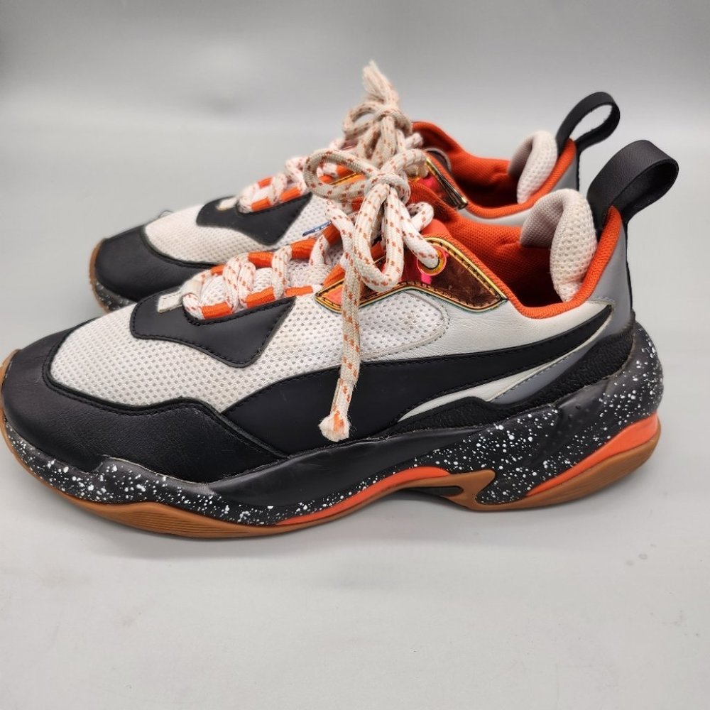Puma Chunky Athletic Sneakers in Black, White, Orange